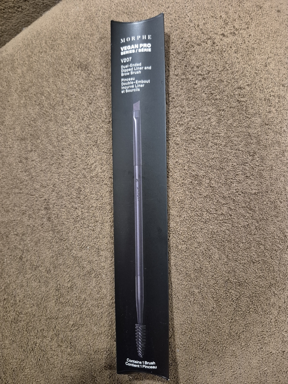 Morphe Vegan Pro (V207) Dual-Ended Dipped Liner and Brow Brush